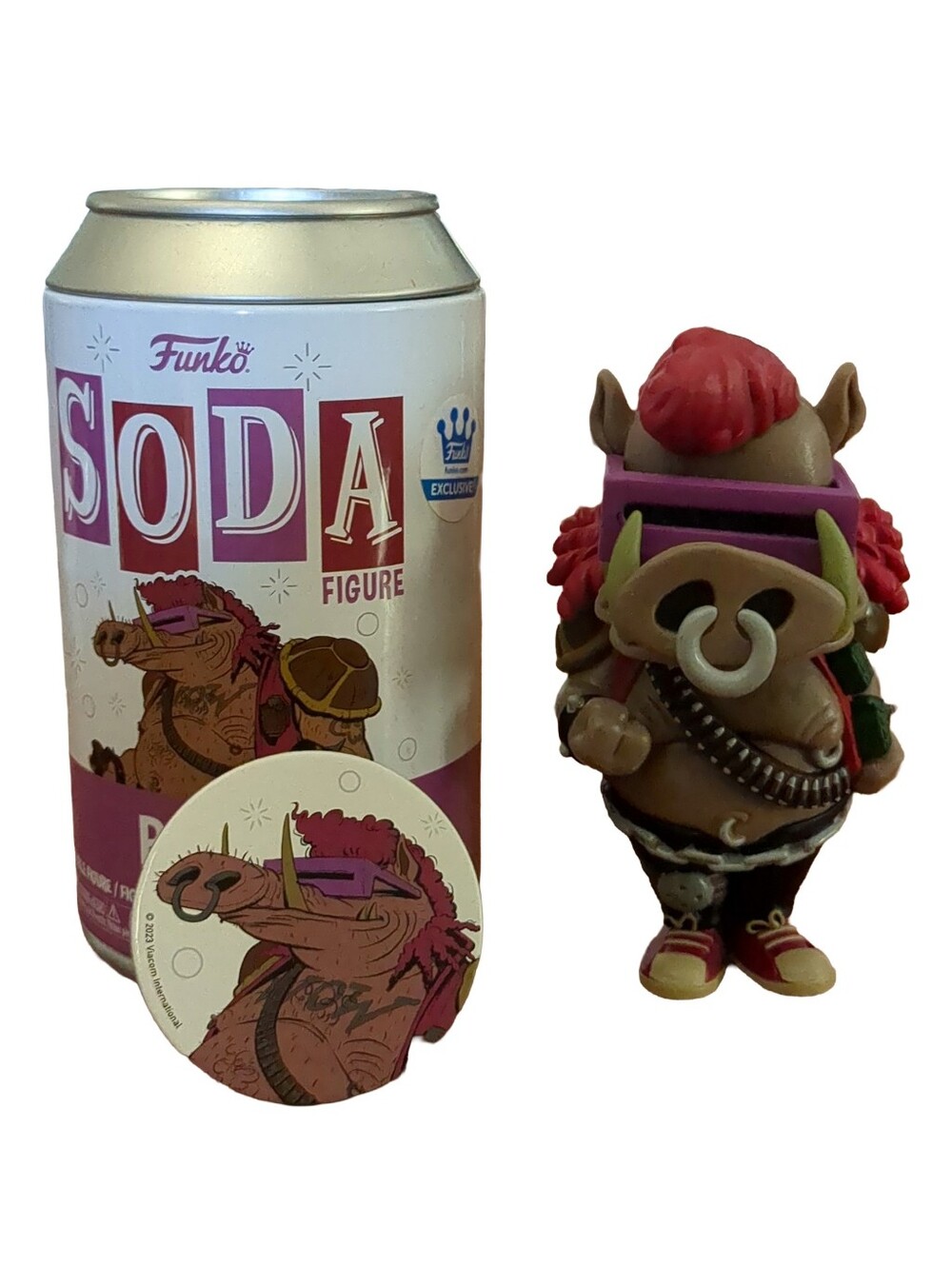 Funko Shop SODA TMNT Mutant Mayhem Bebop Vinyl Figure Open Can